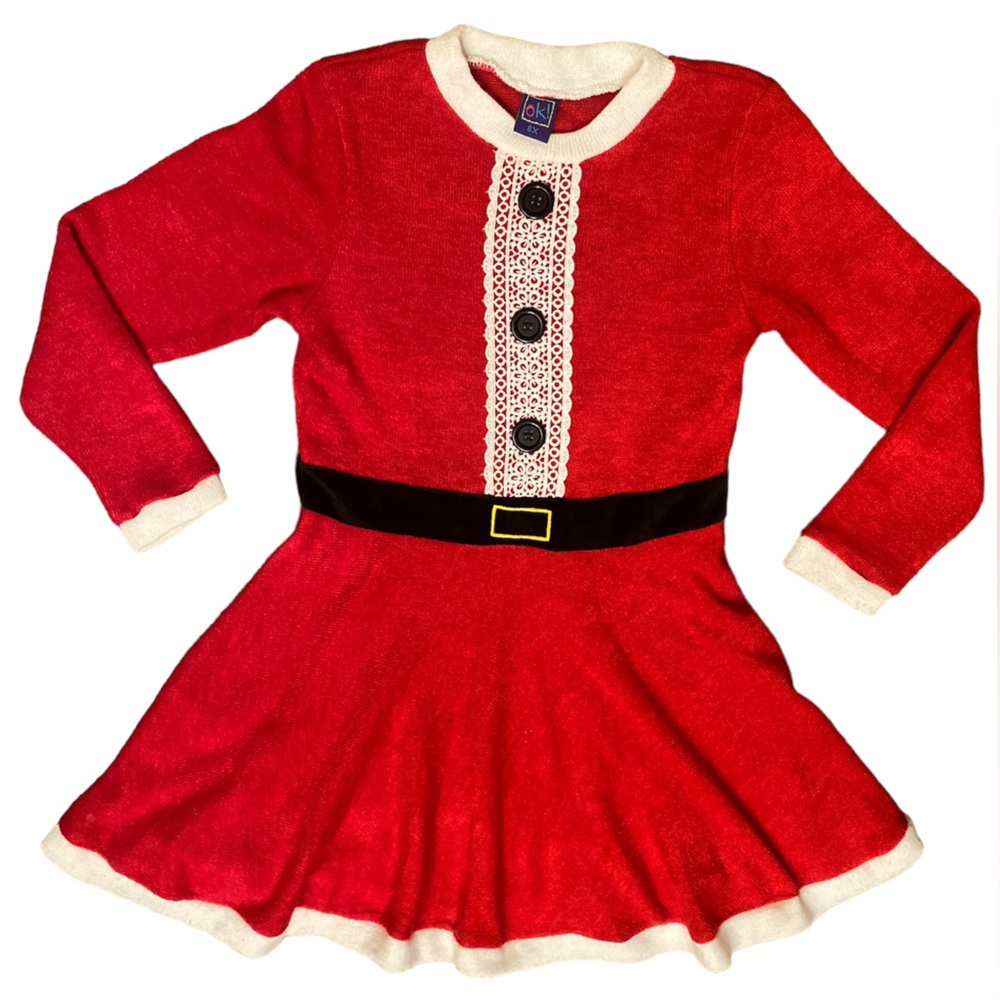 Girls Santa dress